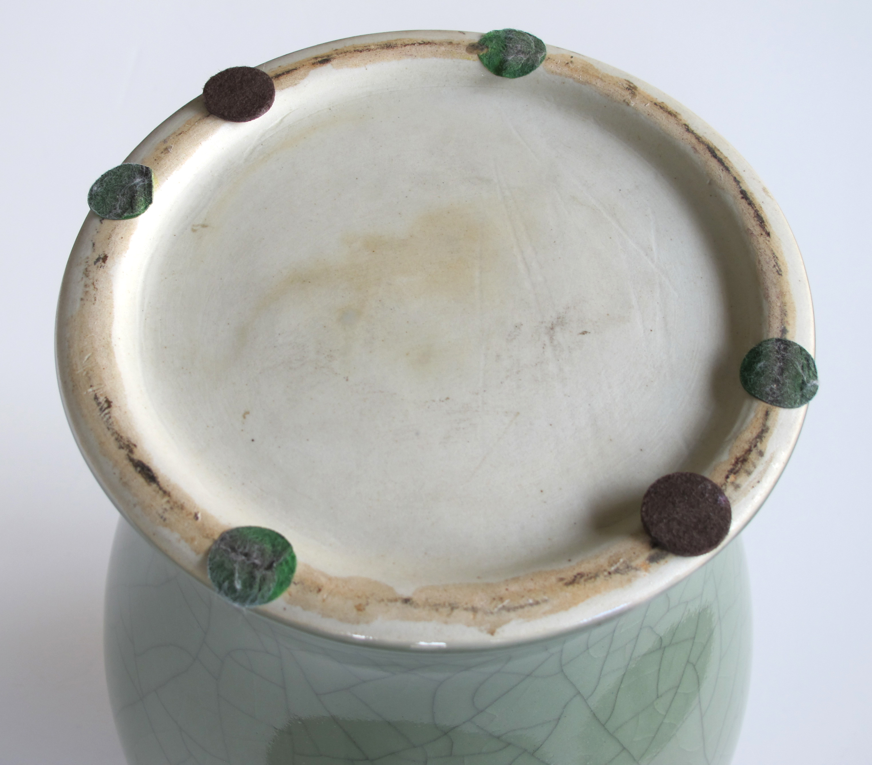 中国セラドン - Chinese Celadon Chinese Asian Celadon Vase With Box | Chairish