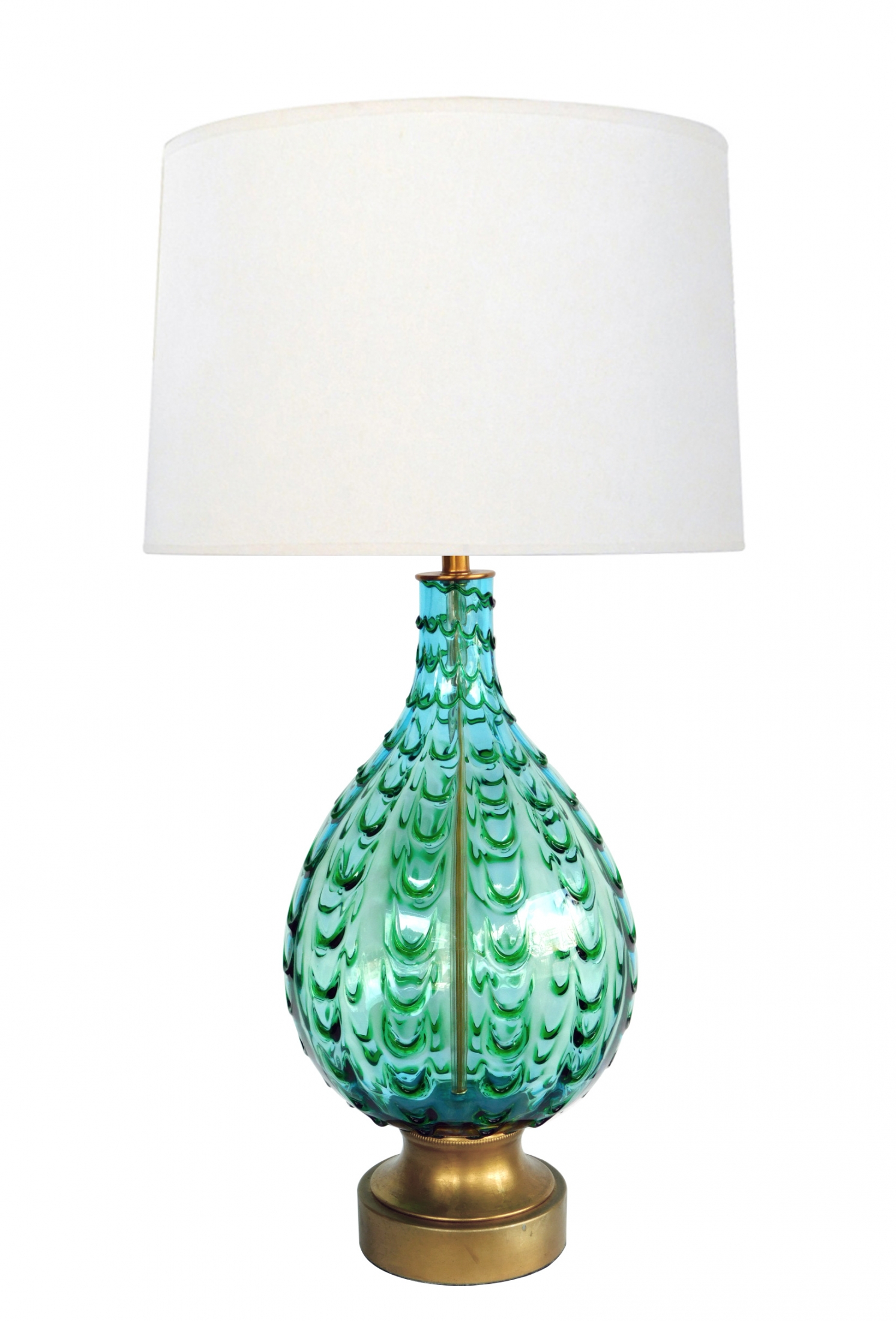 Mid century glass lamp hotsell