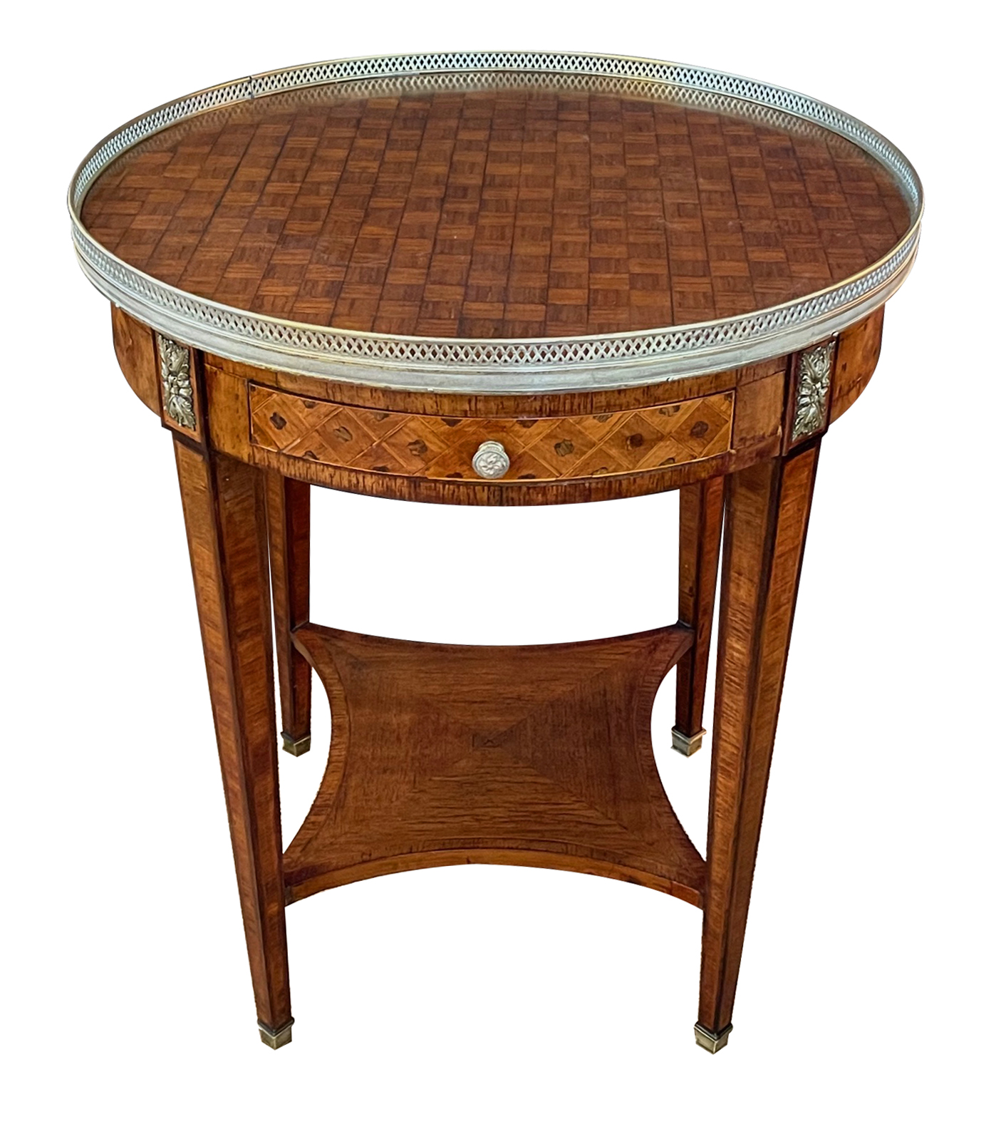 French Louis XVI Style Guéridon Bouillotte Table - Fireside Antiques