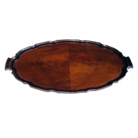 a richly-patinated english george ii style tray