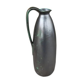 Impressively Large Ruscha Pottery Raku Glazed Ewer