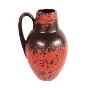 1960's Scheurich Art Pottery Lava Glazed Ewer