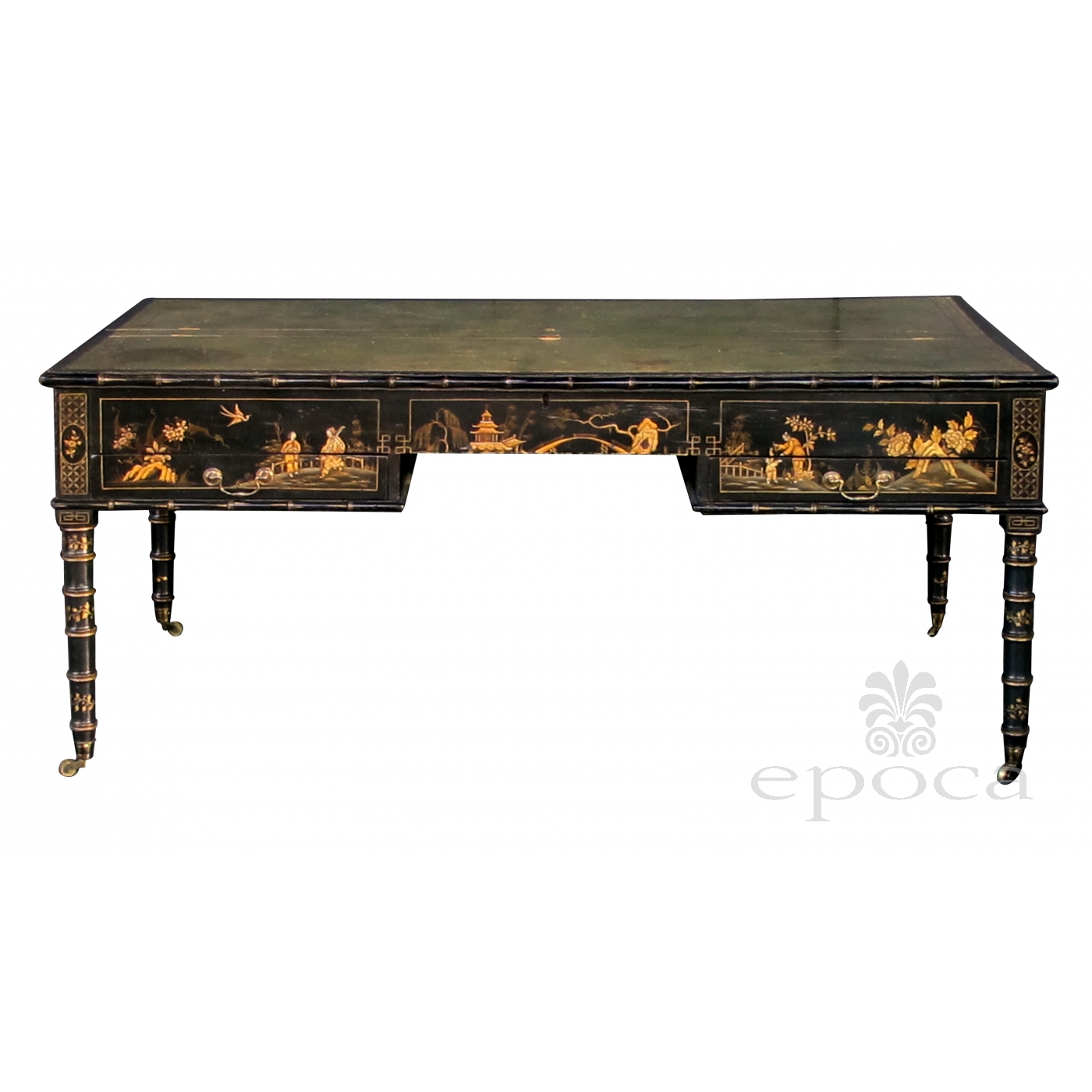 A Rare English Regency Style Anned Map Table Now Adapted To Rare English Regency Style Anned Map Table Now Adapted To A Reverse Partners Desk