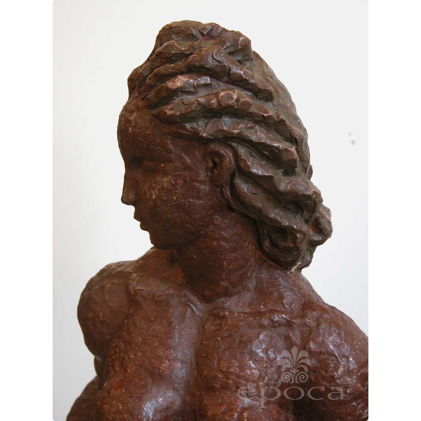 French BRONZE ART DECO DANCER STATUE nude lady sculpture marble Bourain Nymph for Sale in Australia