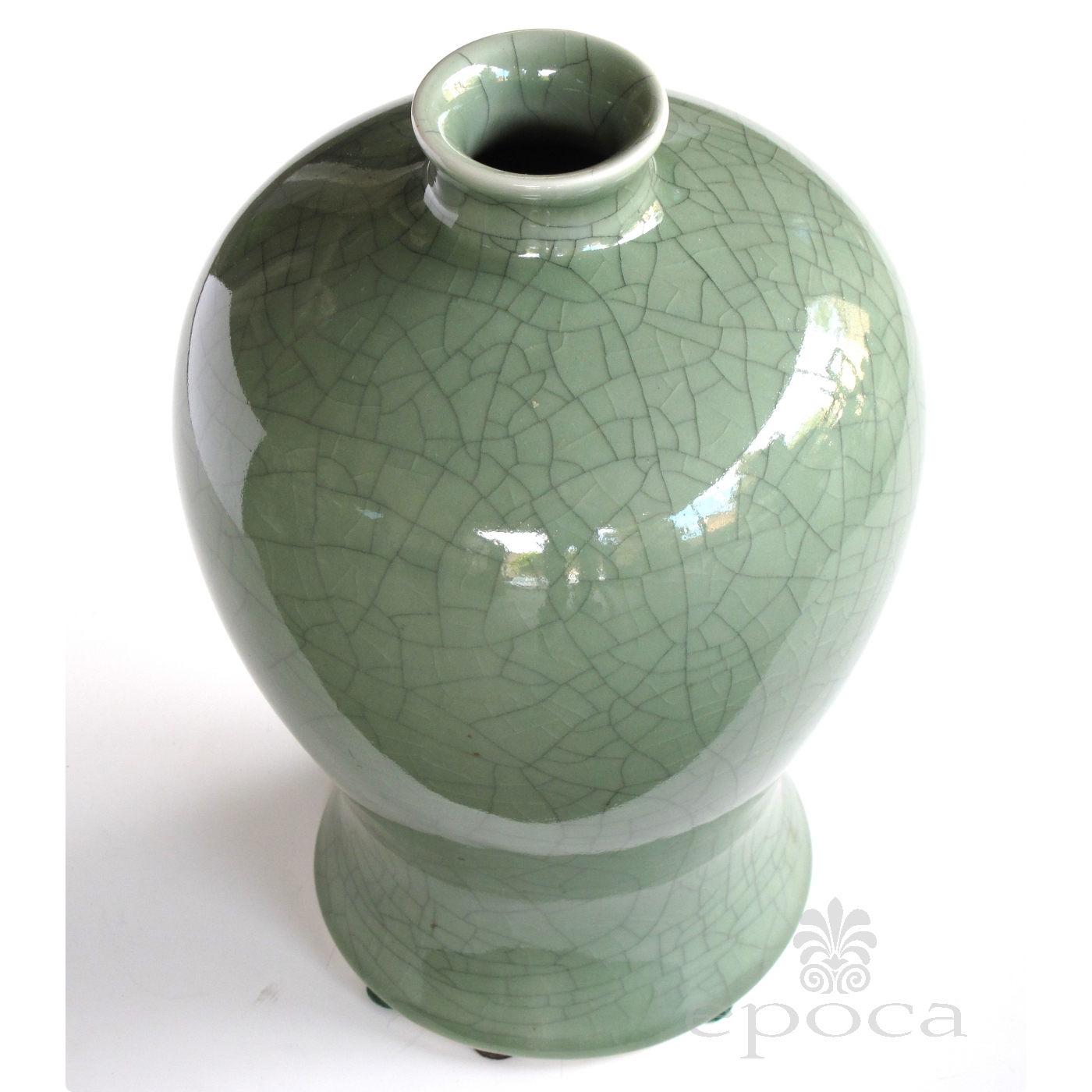 中国セラドン - Chinese Celadon Chinese Celadon vase shatters estimate - Antique Collecting