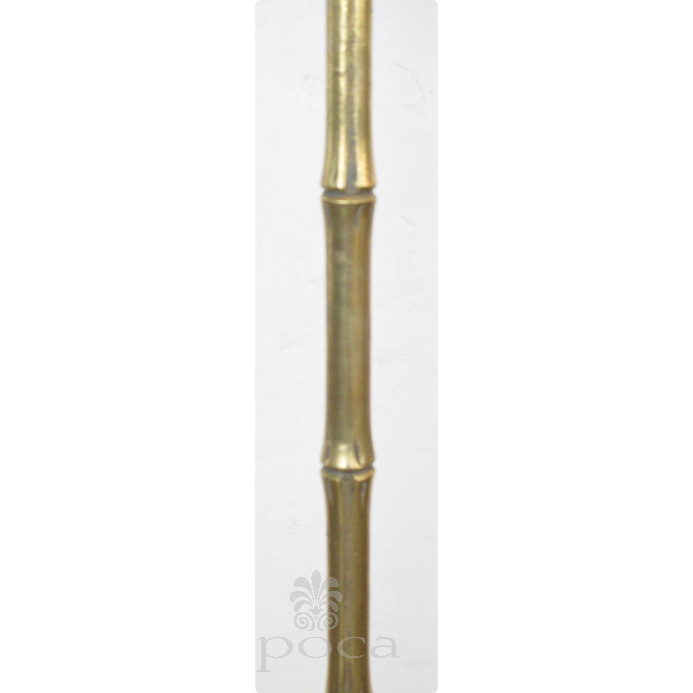 An Elegant French Maison Bagues 1960 S Brass Faux Bamboo Floor Lamp