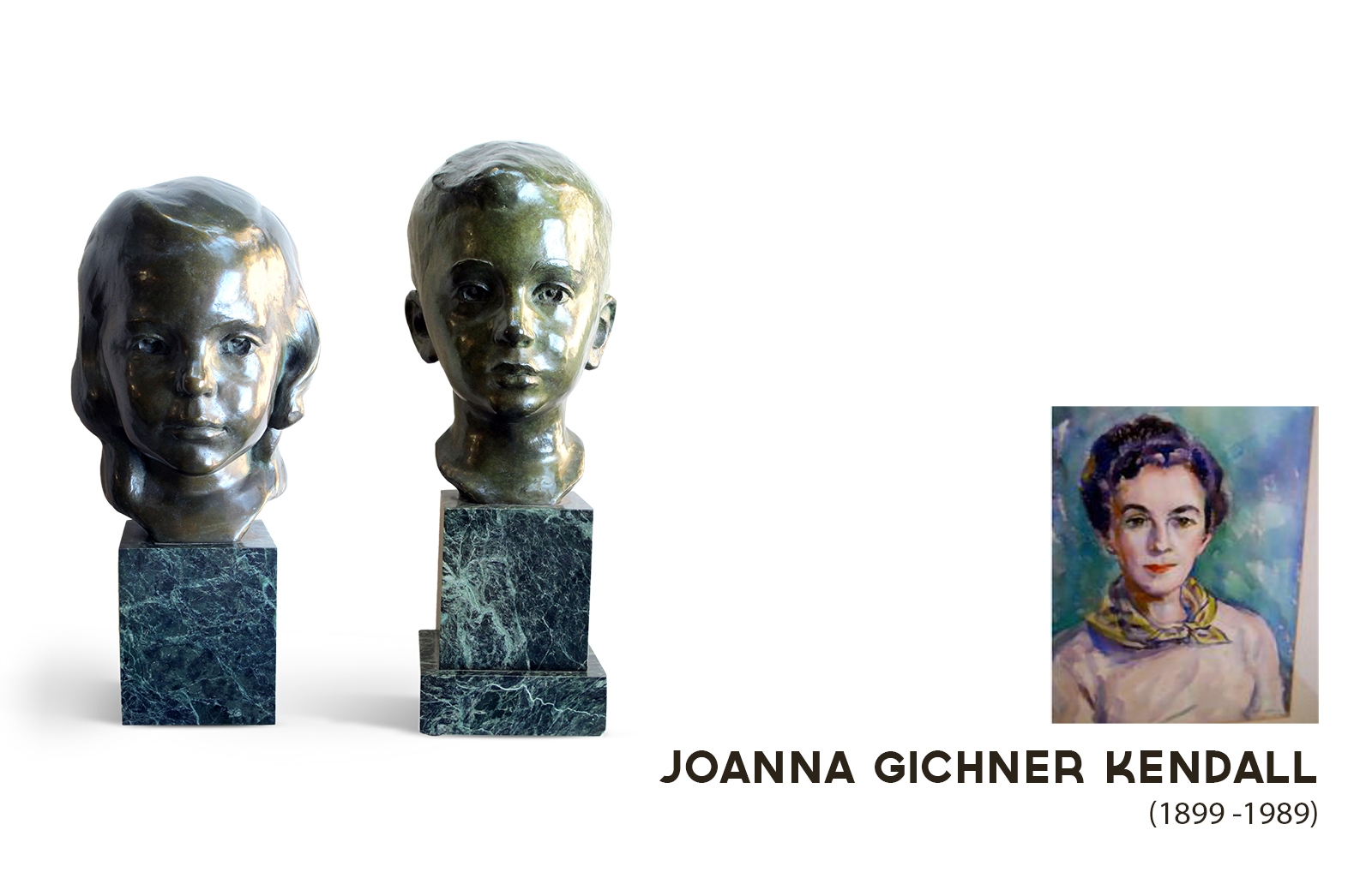 Joanna Gichner Kendall , J.G. Kendall, Sculptor 1940's. 