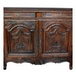 french provincial oak 2-door buffet