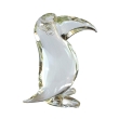 a delightful italian 1960's clear art-glass sculpture of a toucan