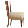 a stylish set of 8 italian 1940's pear wood shield-back dining chairs by emo fabry