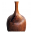 a large-scaled and well-executed french mid-century laminated and turned wooden urn