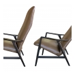 stylish danish modern Alf Svensson for Fritz Hansen 1960's stained teak 2-position reclining lounge chair