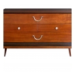 an extremely good quality Tommi Parzinger designed for Charak Modern mid-century mahogany 4-drawer cabinet/chest 