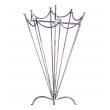 a charming french 1920's metal openwork umbrella stand