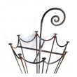 a charming french 1920's metal openwork umbrella stand