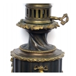 rare and good quality pair of Lampe à Modérateur, Paris louis philippe  bronze oil lamps now electrified
