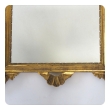 a shapely italian rococo style carved giltwood mirror with openwork rocaille crest