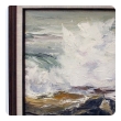 "Seascape" oil on canvas 1950's by California artist Lucille Kent