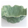  large-scaled american rookwood 1940's art pottery celadon glazed cabbage-leaf bowl