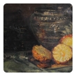 Continental school; oil on canvas; still life with pineapple