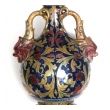 a rare Alfredo Santarelli luster-glazed double-handled vase