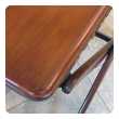 stylish italian mid-century cherrywood bar/drinks cart with removable tray