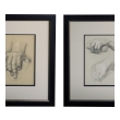 Graphite on Paper: Two Artist Studies of Hands and Extended Foot