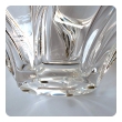 Stunningly Large French 1950's Cofrac Art Verrier Crystal 'Splash' Bowl