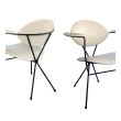 Sculptural Pair of Atomic Age 1950's Lounge Chairs by Joseph Cicchelli for Reilly-Wolff