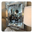 Stunning Antique Italian Reverse-etched Rectangular Venetian Mirror