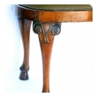 Handsome Italian Neoclassical Style Carved Walnut Oval-form Stool