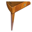 Biedermeier Style Cherrywood 3-drawer Demilune Writing Desk Circa 1900