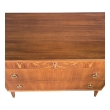 Mid-Century Modern Marquetry Inlaid Birch Chest of Drawers; Possibly Swedish