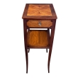 French 19th Century Mixed-Wood Transition Style Single-Drawer Side Table