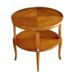 Stylish 1960's Circular Cherrywood Side/End Table by Widdicomb