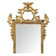 Well-carved English George II Style Giltwood Mirror with Dramatic Crest