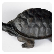 Whimsical Cast Iron Black-Painted Turtle-form Door Stop