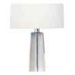 A Solid Crystal Obelisk-form Table Lamp 