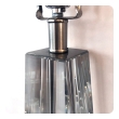 A Solid Crystal Obelisk-form Table Lamp 