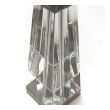 A Solid Crystal Obelisk-form Table Lamp 