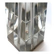 A Solid Crystal Obelisk-form Table Lamp 