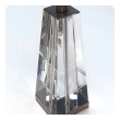 A Solid Crystal Obelisk-form Table Lamp 