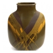 Set of 3 American 1960's Royal Haeger Olive-green Glazed Ceramic Vases