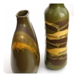 Set of 3 American 1960's Royal Haeger Olive-green Glazed Ceramic Vases