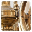 Impressive Dutch Three-tier Brass 18-light Chandelier