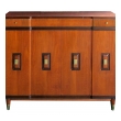 a handsome and rare american mid-century walnut dressing cabinet by john widdicomb