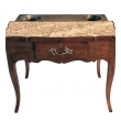 an exceptionally large french provincial beechwood single-drawer rafraichissoir/wine cooler