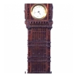 A Charming English Folk Art Carved Wooden Big Ben Clock