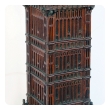 A Charming English Folk Art Carved Wooden Big Ben Clock