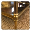 Good Quality 1960's Maison Jansen Gilt-Bronze and Mirrored 2-Tier Coffee Table